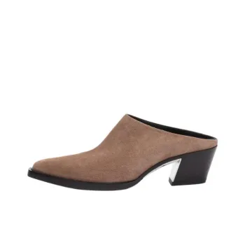 3.1 Phillip Lim Closed Toe Slippers 5.5cm Women's Gray Brown