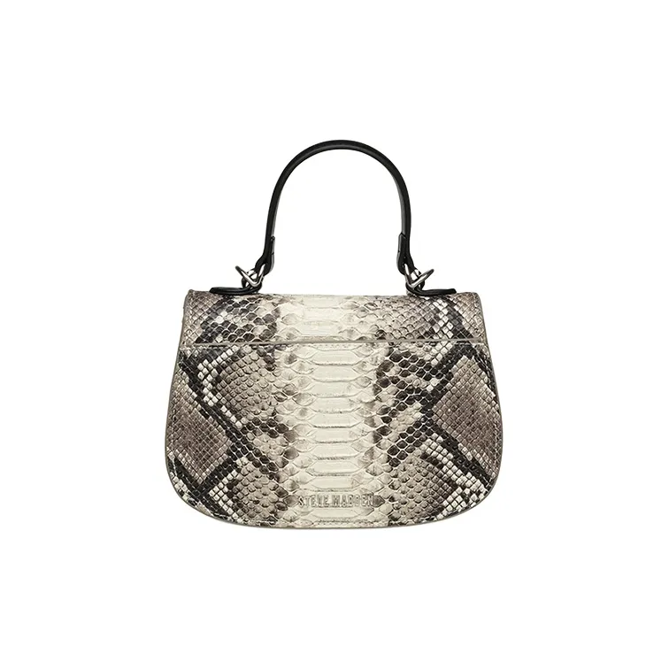 STEVE MADDEN PU Portable Crossbody Bag Shoulder Bag Medium Size Women's Snake Pattern/Blue-3