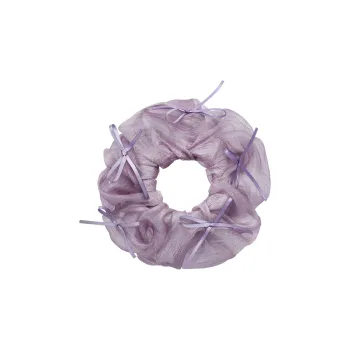 ROYALSASA Silk Chiffon Hair Tie Women's