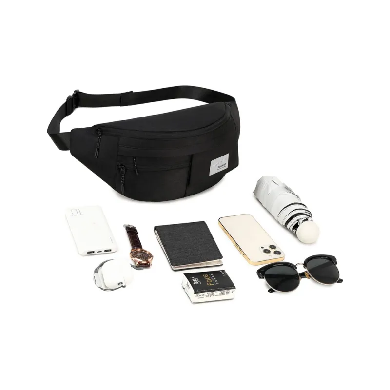 Victorian traveler Sling Bags Black-2
