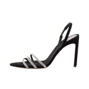BETTINA VERMILLON Strap Sandals 10.5cm Women's Black