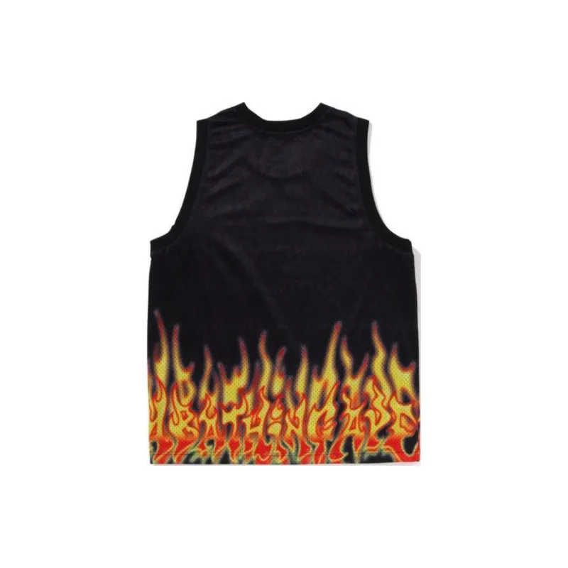 Bape Flame Mesh Vest-3