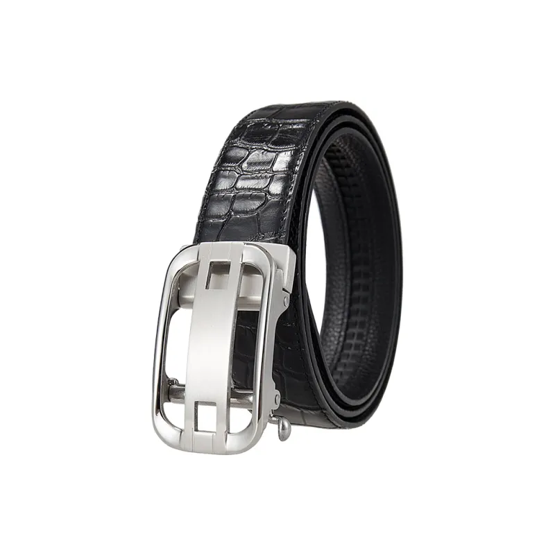 CARTELO Top Grain Cow Leather Belts Men's Width 3.5CM-0