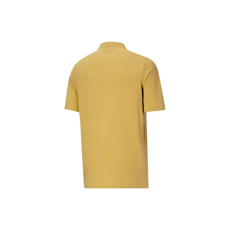 PUMA Essentials Men's Pique Polo BT Polo Shirt Men's Yellow-1