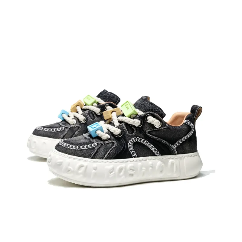 MOERBAI Breathable Lightweight Height Increasing Low-Top Casual Shoes Men's-1