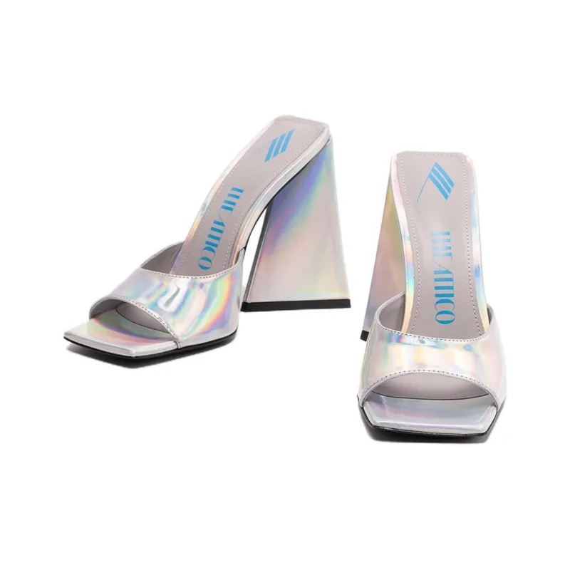 The Attico Devon Square Toe Slip-On Mules Women's-2