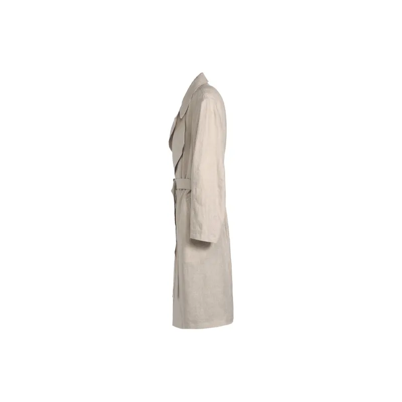 Yohji Yamamoto Coats Unisex Light Brown-3