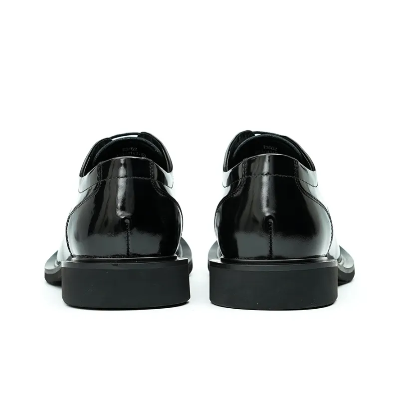 ASTON M.JAZZ Dress Shoes Men Low Top Black/Polished Brown-12