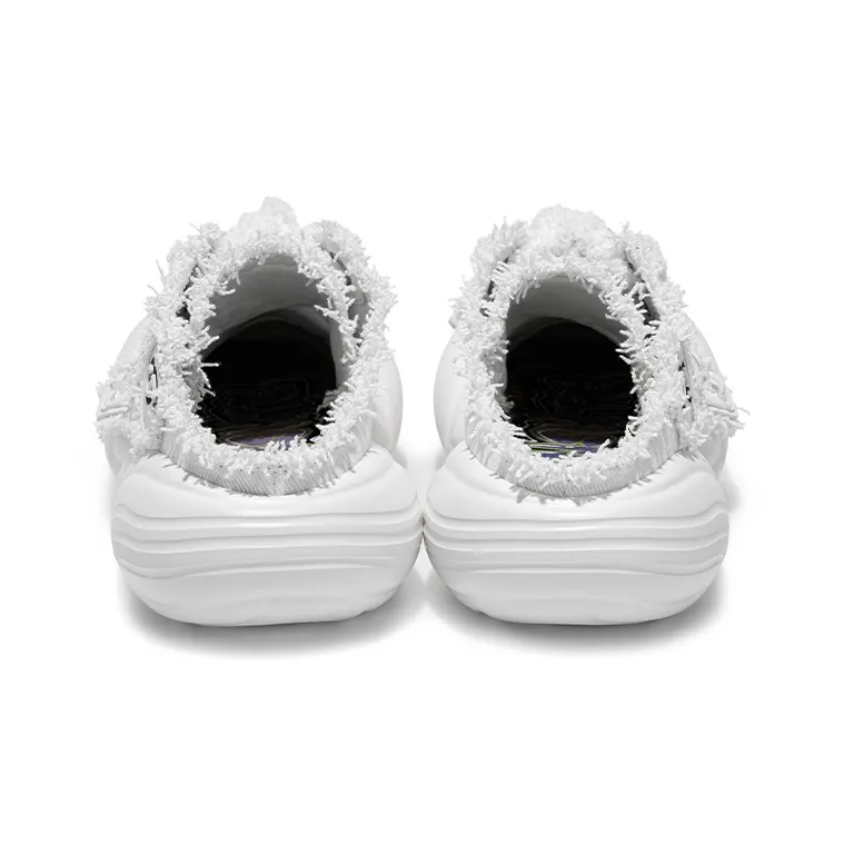 CN Cheese Foam Anti Slip Wear Resistant Breathable Lightweight Height Increasing Low Top Canvas Shoes Unisex White-3