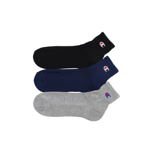 Champion SS24 Mid-Calf Socks Men's 3 Pack Mixed Color