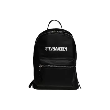 STEVE MADDEN PU Backpack Medium Size Unisex Black/White