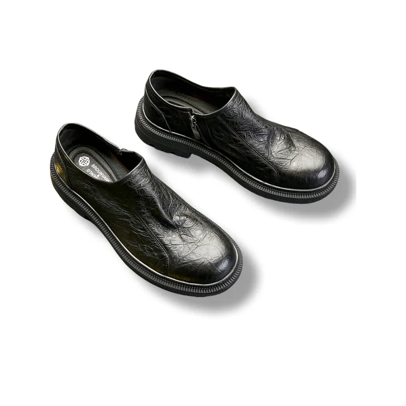 Brounvanm Casual Shoes Men's Black-2