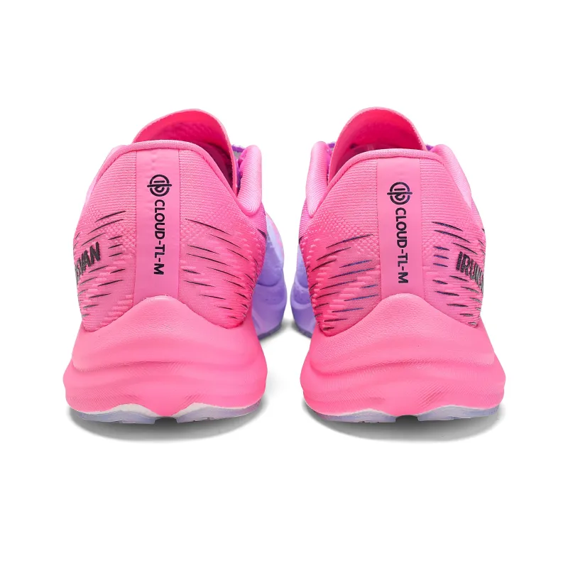 IRUNSVAN Low-Top Running Shoes Unisex Neon Pink Gradating Purple-6