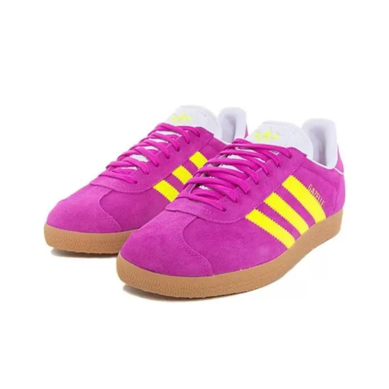 Adidas Gazelle Purple Burst Solar Yellow Women's-1