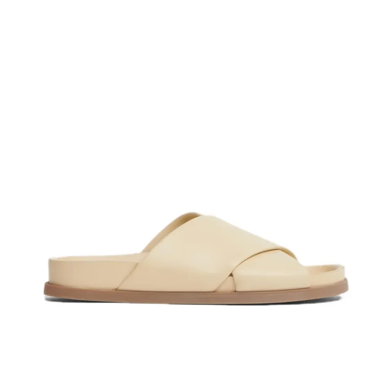MANSUR GAVRIEL Slide Slippers Women's Beige-1
