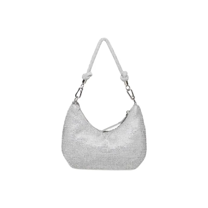 STEVE MADDEN PU Shoulder Bag Regular Women's Silver/Black/Red-1