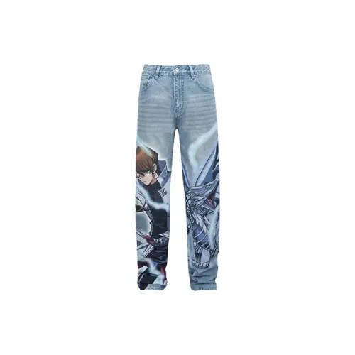 Yu-gi-oh! X WHOOSIS Yu-Gi-Oh! Collaboration Series Jeans Unisex