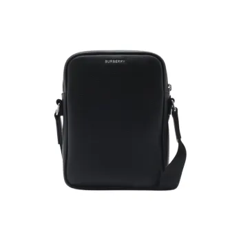 Burberry Paddy Grain Calfskin Shoulder Bag, Crossbody Bag Men's Black