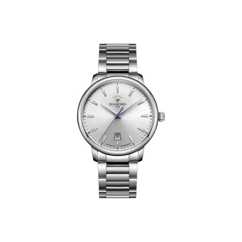 Diamond Automatic Mechanical Movement Watch Men's Watches Black Dial-9