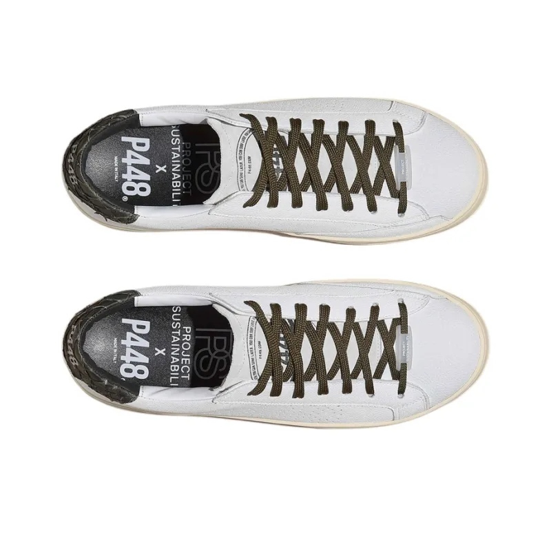 P448 John Carp Army Low-Top Skateboard Shoes Unisex Light Blue-3