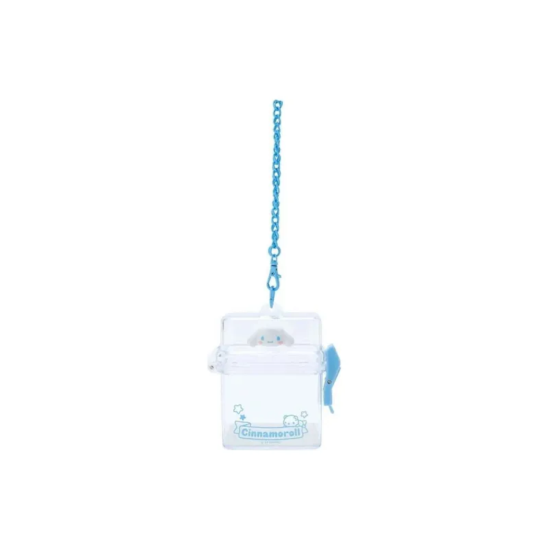 Sanrio ABS Resin With Silicone Pouch Coin Purse Mini Women's Blue-0