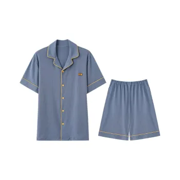 Ordifen Pajama Set Men's Deep Sea Blue