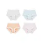 Light Blue+Light Orange+Light Pink+White