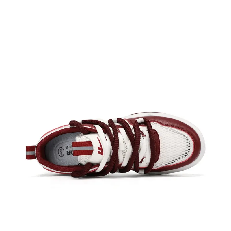 Warrior Height Increasing, Abrasion Resistant, Lightweight, And Breathable Low Top Skateboard Shoes Unisex-83