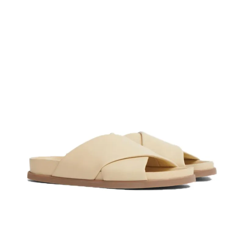MANSUR GAVRIEL Slide Slippers Women's Beige-2