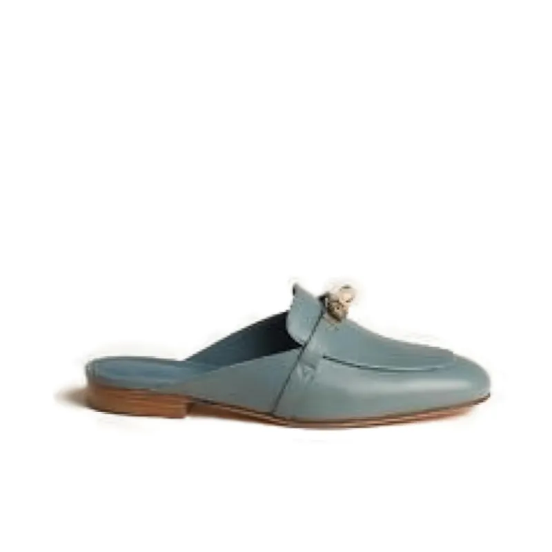 HERMES Oz Mules Women's Pine Forest Blue-1