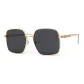 Gold Frame with Black Gray Lens