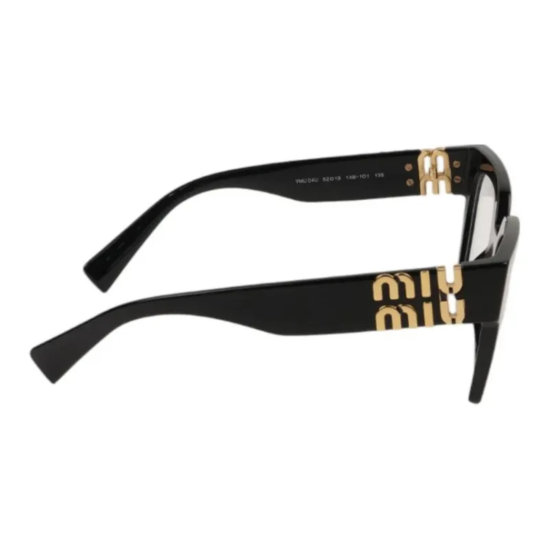 MIU MIU Plastic Square Eyeglass Frames Women's Black-2