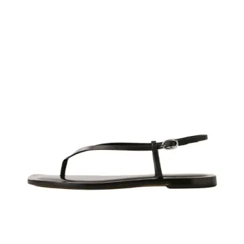 REFORMATION Vincenza Strap Sandals Women's Black