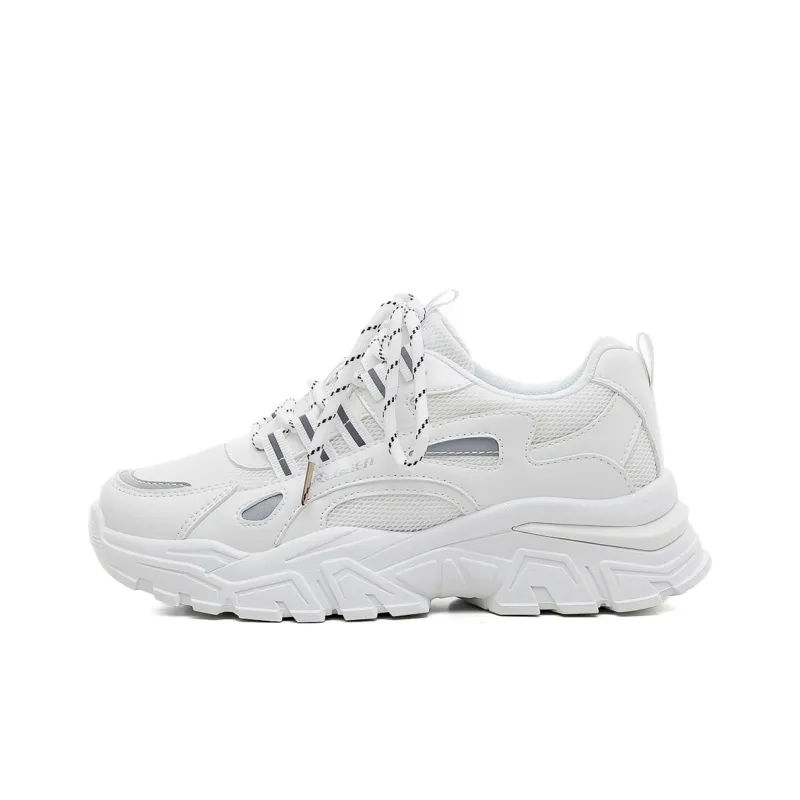 RENBEN Anti-Slip And Wear-Resistant Height Increasing Low-Top Chunky Sneakers Women's-5