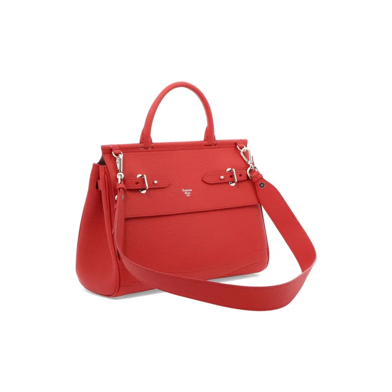 Fontana Milano 1915 Leather One Shoulder Handbags Women's Red-1