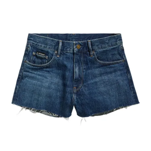 G-STAR RAW Denim Shorts Women's Sentry Blue