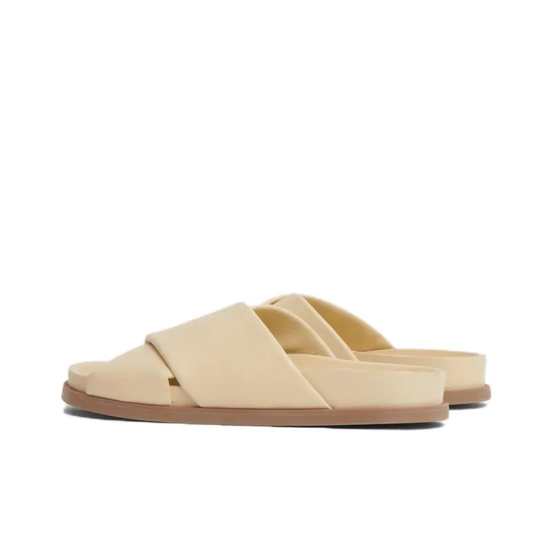 MANSUR GAVRIEL Slide Slippers Women's Beige-3