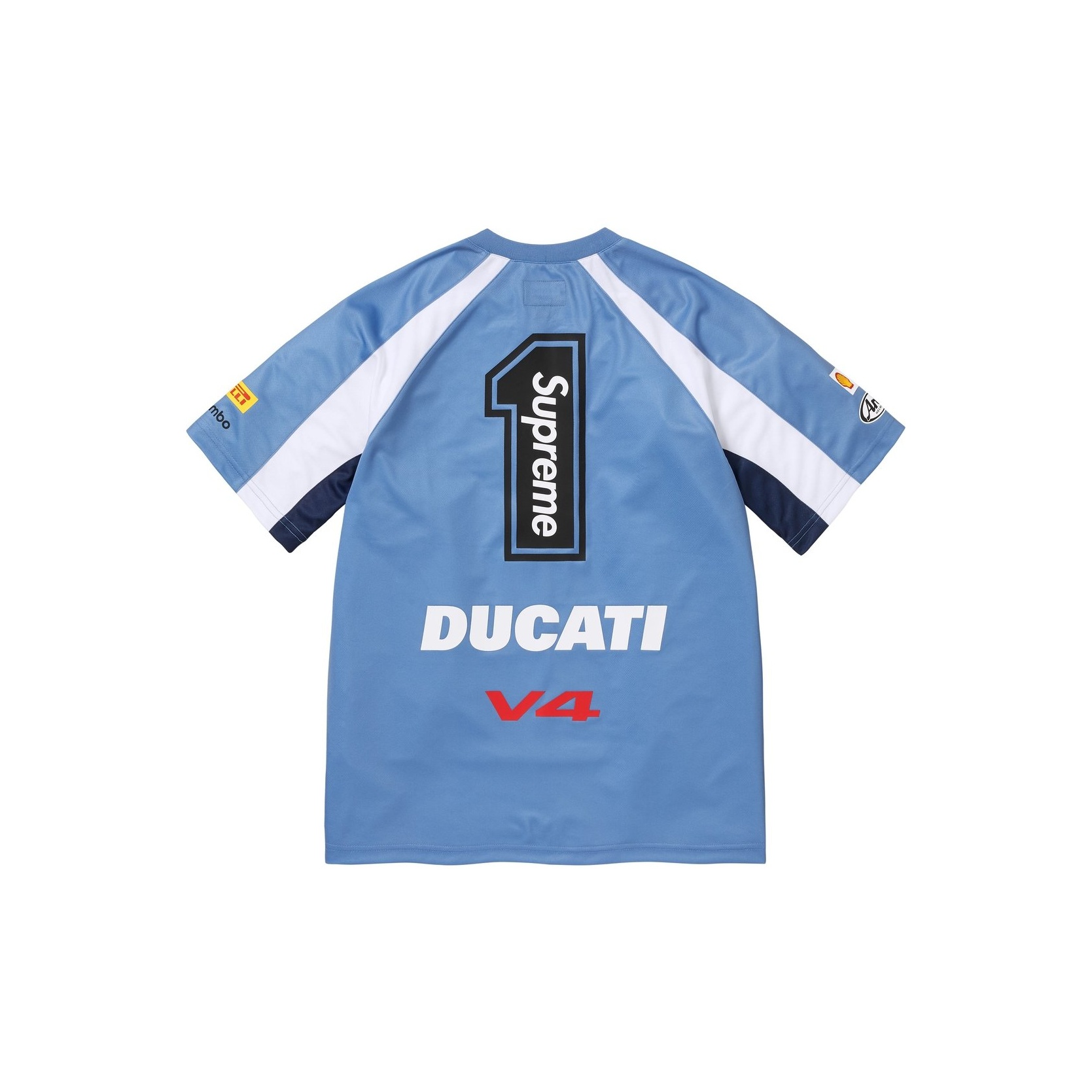 Supreme X DUCATI SS24 WEEK16 Soccer Jersey - Unisex Loose