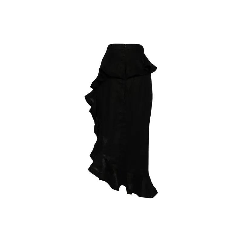 Zimmermann Casual Long Skirts Women's Black-1