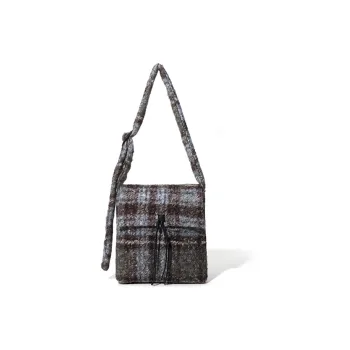 MASTER CANVAS Lambswool Crossbody Bag, Shoulder Bag Regular Unisex Color Block