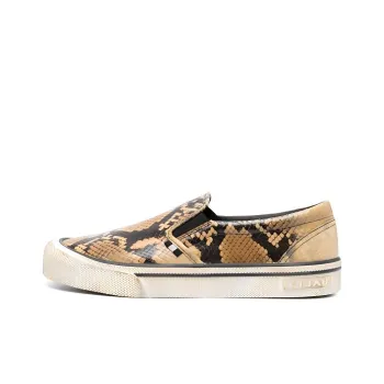 BALLY Snakeskin-effect Low-top Sneakers