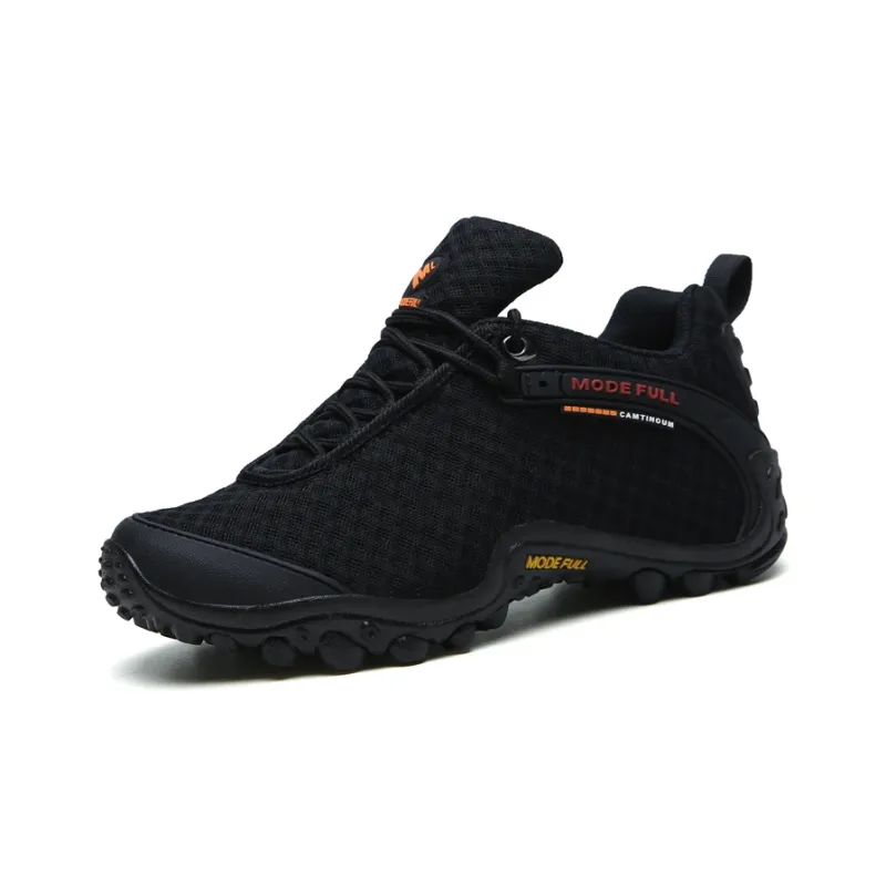 MODE FULL Anti Slip Wear Resistant Breathable Lightweight Coverage Low Top Hiking Shoes Men's-5