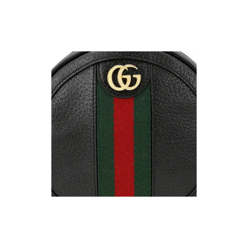 GUCCI Ophidia Leather Backpack Mini Women's Black-8