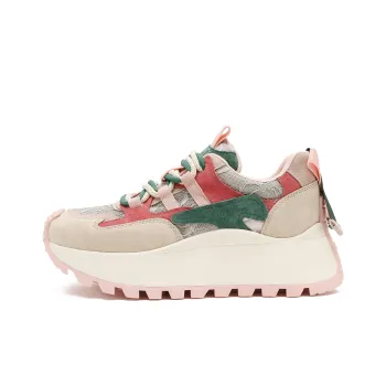 D FUSE SCANDINAVIA Cushioning, Slip Resistant, And Abrasion Resistant Low Top Chunky Sneakers Women's