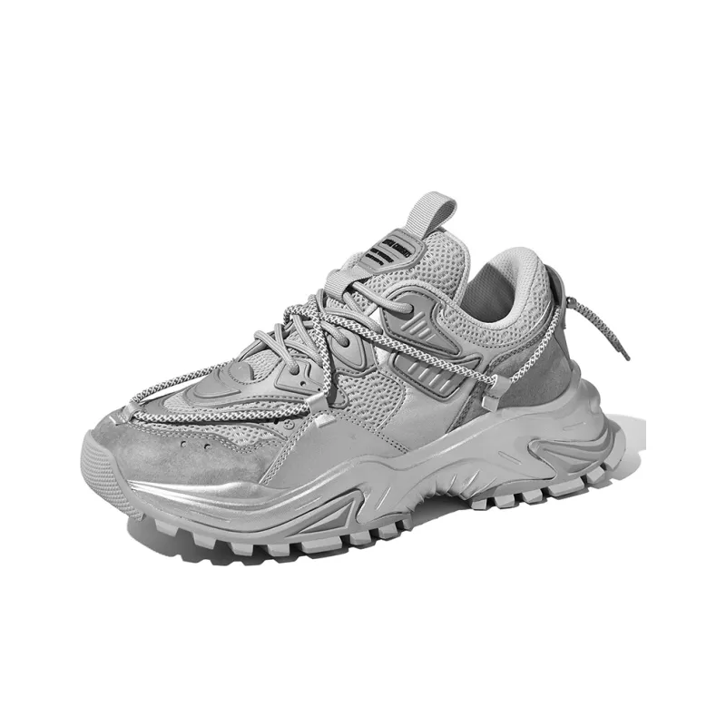 Masongarments Shark Tooth Series Running Shoes Unisex Low Top Black/Gray/White/Beige/Galaxy Gray-2