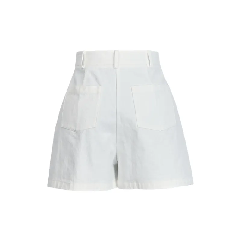SNBL Casual Shorts Women's White-1
