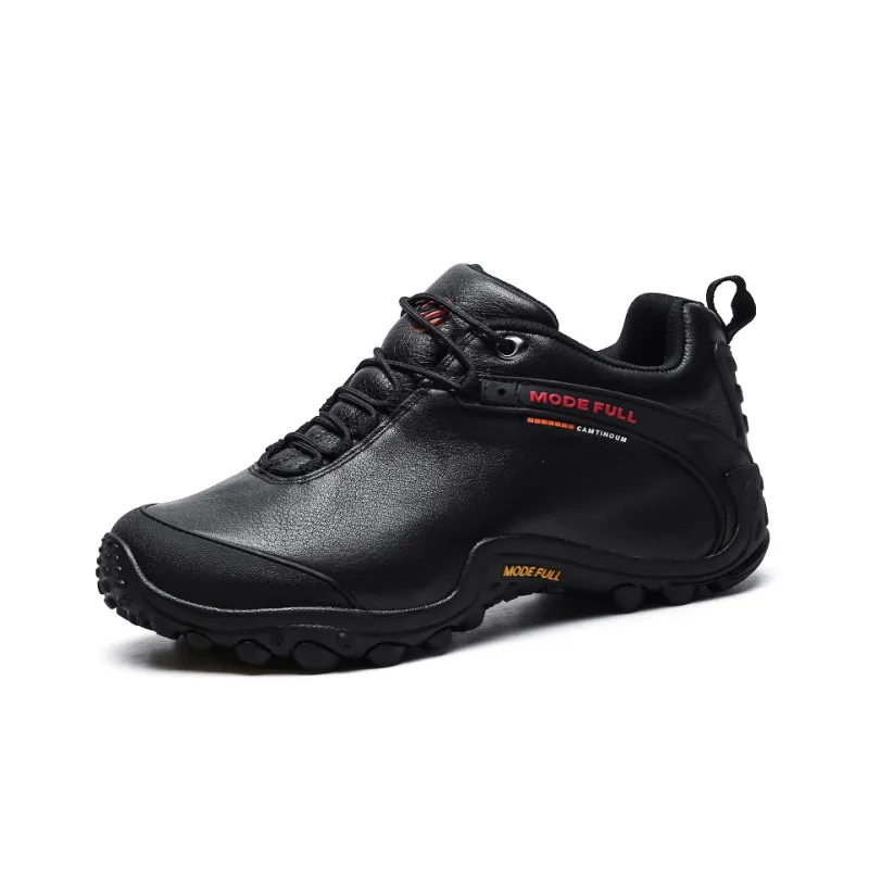 MODE FULL Cushioning Anti Slip Wear Resistant Water Resistant Supportive Impact Resistant Low Top Hiking Shoes Men's-1