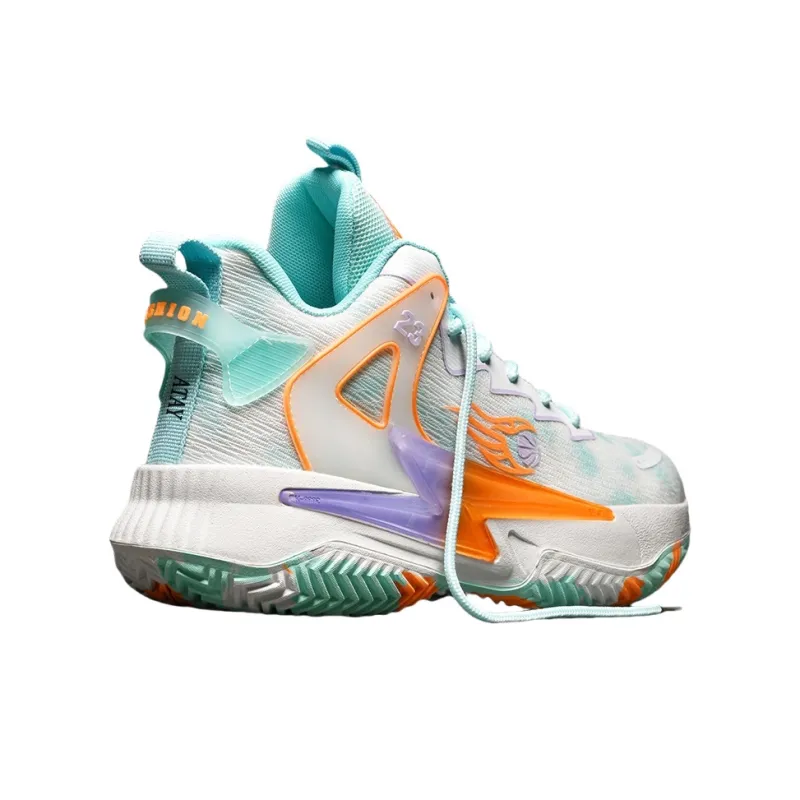 ATAY Cushioned Slip-Resistant Abrasion-Resistant Mid-Top Basketball Shoes Unisex-8