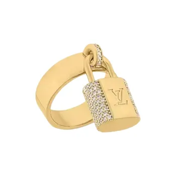 LOUIS VUITTON Lv Padlock Ring