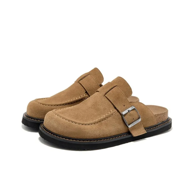 HARSON Metal Abrasion-Resistant Slide Slippers Men's-1